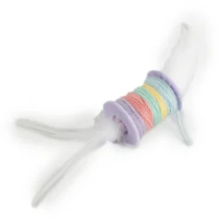 All For Paws Knotty Habit Yarn Feather - Kattenspeelgoed - 20x5x5 cm Wit
