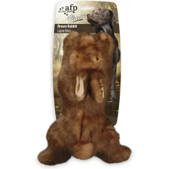 All For Paws Konijn - Hondenspeelgoed - 20x7x12 cm Bruin