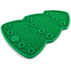 All For Paws Likmat Kerstboom - Hondenspeelgoed - 23x17x0.8 cm Groen