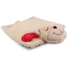 All For Paws Little Buddy Heart Beat My Fellow Bear Blanket - Hondenspeelgoed - 40x34 cm Creme