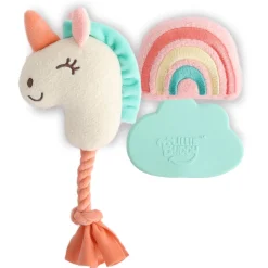 All For Paws Little Buddy Wonderland - Hondenspeelgoed - Wit Blauw