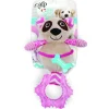 All For Paws Little Buddy Goofy Panda - Hondenspeelgoed - 25x16x9 cm Roze