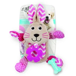 All For Paws Little Buddy Comforting Bunny - Hondenspeelgoed - 35x25x4 cm Pink