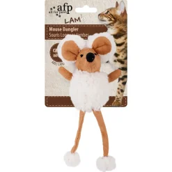 All For Paws Mouse Dangler - Kattenspeelgoed - 17x8x6 cm Assorti