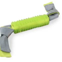All For Paws Outdoor Ballistic Tpr Stick - Hondenspeelgoed - 33 cm Oranje Groen