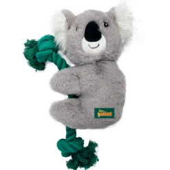 All For Paws Safari Rope Cuddle Koala - Hondenspeelgoed - 31 cm Grijs