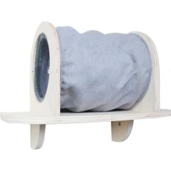 All For Paws Skywalk - Grooming Hideaway Tunnel - Wandkrabpaal - 28x13x29 cm Grijs