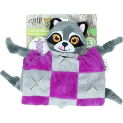 All For Paws Snackmat Raccoon - Hondenspeelgoed - 62x20 cm Paars