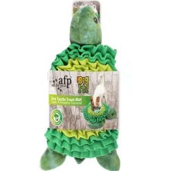 All For Paws Snuffelmat Schildpad Chillie - Hondenspeelgoed - 53x47x10 cm Groen Bruin