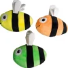 All For Paws Speeltje Happy Bee - Hondenspeelgoed - 18 cm Geel Zwart