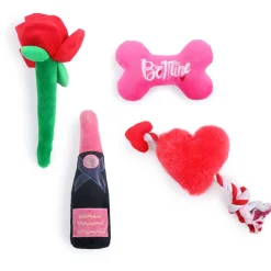All For Paws Speeltje Valentijn - Hondenspeelgoed - Multi-Color