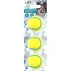 All For Paws Squeeze Tpr Tennis Ball 3 Pack - Hondenspeelgoed - Ø6.3 cm Geel Blauw