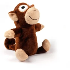 All For Paws Ultrasonic Aap Hypno - Hondenspeelgoed - 23x17x8 cm Bruin