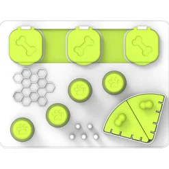 All For Paws Voerspel - Hondenspeelgoed - Wit Groen