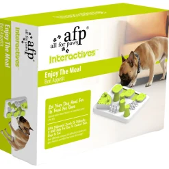 All For Paws Voerspel - Hondenspeelgoed - Wit Groen