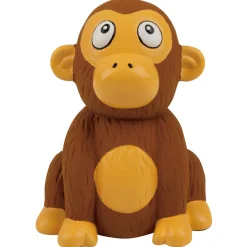 All For Paws Zootex Chistopher Chimp - Hondenspeelgoed - 10x7x13 cm Bruin