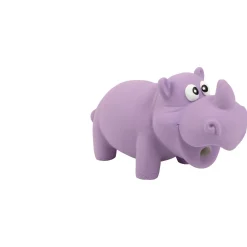 All For Paws Zootex Reginald The Rhino - Hondenspeelgoed - 15x6x8 cm Paars S