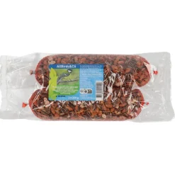 Allbirds&Co Pinda-Zonnebloempitten In Net - Tuinvogelvoer - 500 g 2 stuks