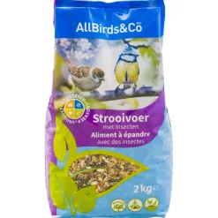 Allbirds&Co Strooivoer Met Insecten - Tuinvogelvoer - 2 kg