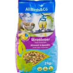 Allbirds&Co Strooivoer Met Insecten - Tuinvogelvoer - 2 kg
