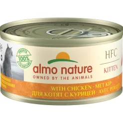 Almo Nature Hfc Cat Natural Blik Kitten - Kattenvoer - Kip 70 g Hfc