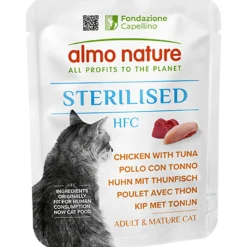 Almo Nature Hfc Sterilised - Kattenvoer - Kip Tonijn 50 g