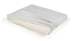 Anaiza Design Hondensofa Lulu Met 22 Karaats Bladgoud - Hondenbank - 50.5x63x35 cm Wit Goud