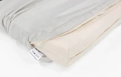 Anaiza Design Hondensofa Lulu Met 22 Karaats Bladgoud - Hondenbank - 50.5x63x35 cm Wit Goud