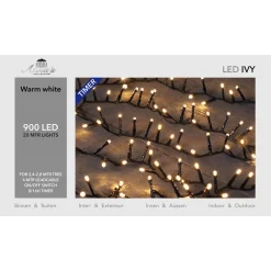 Anna's Collection Cluster Ivy Led - Verlichting - 20 m Warm Wit