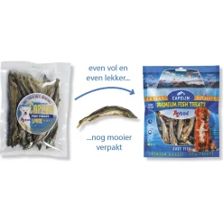 Antos Capelin - Hondensnacks - Lodde 90 g