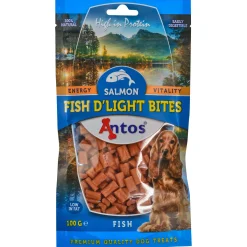 Antos Fish D'Light Bites - Hondensnacks - Zalm 100 g