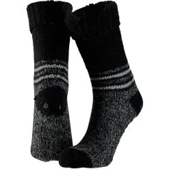 Apollo Heren Huissok Wol Anti-Slip Streep - Sokken - Assorti Dark Ass. 39-46