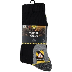 Apollo Werksokken 3-Pack Zwart - Sokken