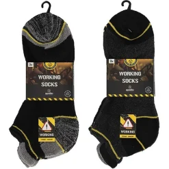 Apollo Werksokken Sneaker 3-Pack Assorti - Sokken