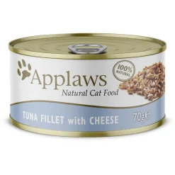 Applaws Cat Blik Tuna Fillet & Cheese - Kattenvoer - 70 g