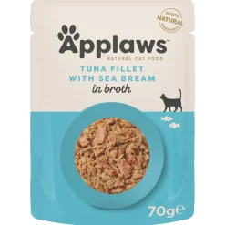 Applaws Cat Quick Serve Tuna & Seabream - Kattenvoer - 70 g