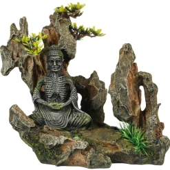 Aqua Della Buddha Op Berg - Aquarium - Ornament -
