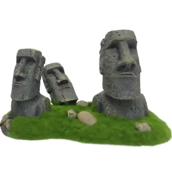 Aqua Della Moai Easter Eiland - Aquarium - Ornament - 21x12x13 cm