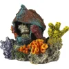 Aqua Della Verdwaalde Schedel - Aquarium - Ornament -