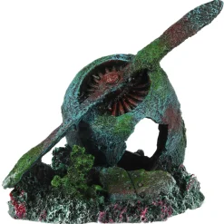 Aqua Della Vliegtuigmotor - Aquarium - Ornament - 12x9.2x10.7 cm
