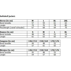 Ardy's Dames Softshell Jas Zwart - Outdoorjas