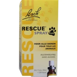 Bach Bach Rescue Pets Spray - Anti stressmiddel - 20 ml