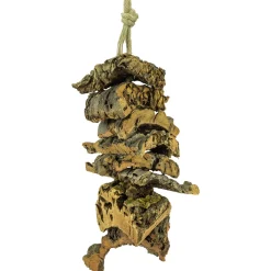 Back Zoo Nature Corky Shredding Tower - Vogelspeelgoed - 16x10x50 cm Large