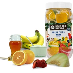 Back Zoo Nature Fruit Cups Mix In Pot - Vogelsnack - 24 stuks