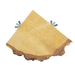 Back Zoo Nature Houten Plateau Kwartrond - Vogelaccessoires - 10-18 Cm