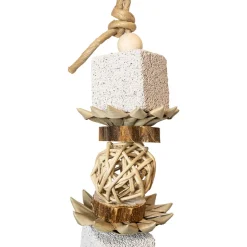 Back Zoo Nature Stone Block Rock - Vogelspeelgoed - 16x8x23 cm Natural