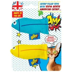 Bam! Catnip Filled Tiddler - Kattenspeelgoed - 2 stuks