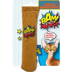 Bam! Catnip Sigaar - Kattenspeelgoed - 16 cm Bruin