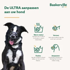 Baskerville Ultra Basket Muzzle Zwart - Hondenopvoeding