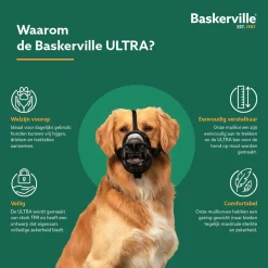 Baskerville Ultra Basket Muzzle Zwart - Hondenopvoeding